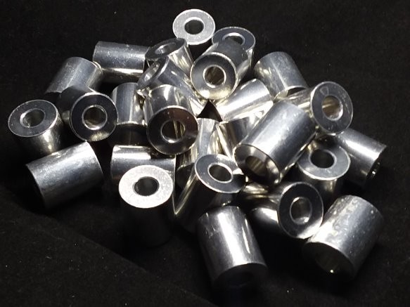 Aluminum Spacer 3/4 OD x 5/16 or 8 mm ID x 15/16 Long Aluminum Metal Spacers