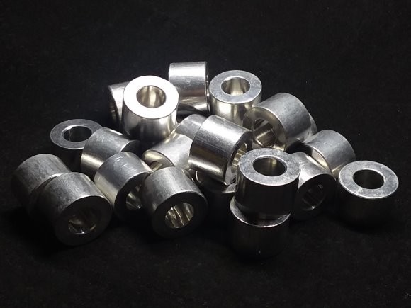 Aluminum Spacer 3/4 OD x .382 ID x 17/32 Long