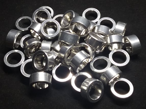 Aluminum Spacer 3/4 OD x .509 ID x 11/32 Long
