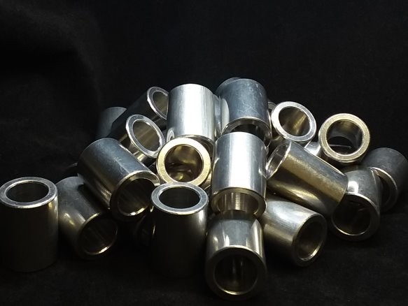 Aluminum Spacer 3/4 OD x 1/2 ID x 1.000 Long
