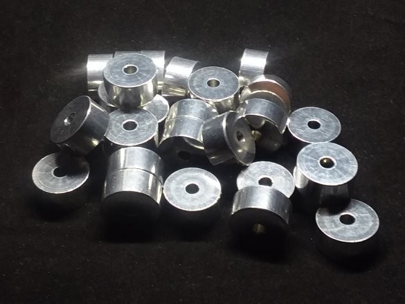 Aluminum Spacer 3/4 OD x #8 Hole x 3/8 Long