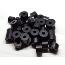 Aluminum Spacer 3/4 OD x 1/4 ID x 1/2 Long - Black Anodized