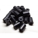 Aluminum Spacer 3/4 OD x 1/4 ID x 1.000 Long - Black Anodized