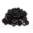 Aluminum Spacer 3/4 OD x #18 Hole x 3/16 Long - Black Anodized