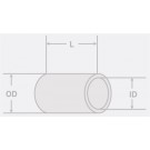 Aluminum Standoff 1/8 OD x 2-56 Thread x .100 Long
