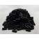 Aluminum Spacer 1/4 OD x #10 Hole x 5/8 Long-Black Anodized
