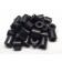 Aluminum Spacer 3/4 OD x #18 Hole x 3/4 Long - Black Anodized