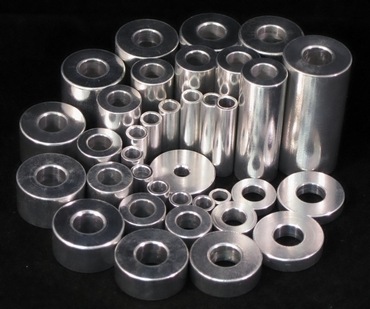 Aluminum Spacer 1/2 OD x 5/16 ID x Many Lengths Round by Metal Spacers Online 1 Length, 10